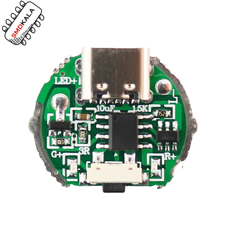ماژول درایور چراغ قوه 10 وات USB Type-C مدل YN-RS06A