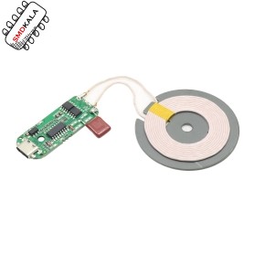 ماژول شارژر وایرلس 15W با ورودی Type-C به همراه صفحه کویل شارژ