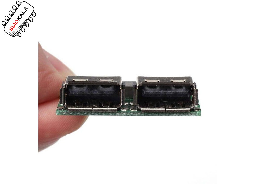 ماژول رگولاتور DC به DC کاهنده دارای ورودی 6V تا 26V و دو خروجی 3A 5V USB