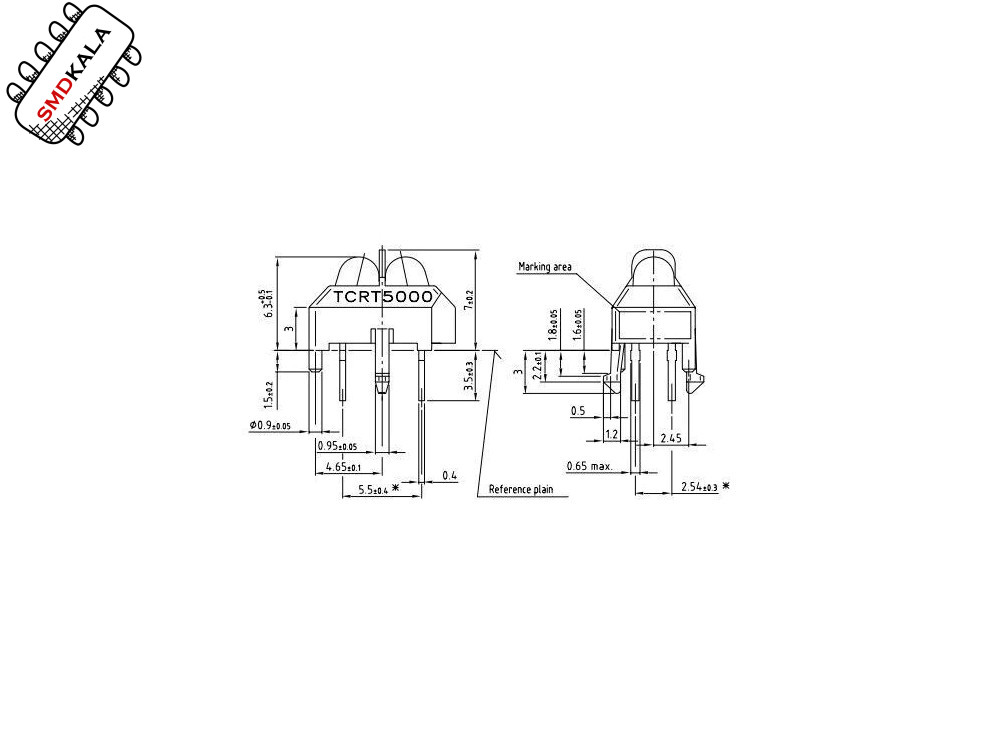 ماژول سنسور مادون قرمز TCRT5000L – KY-033