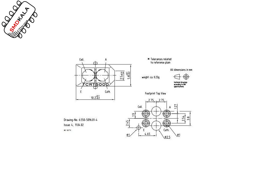 ماژول سنسور مادون قرمز TCRT5000L – KY-033
