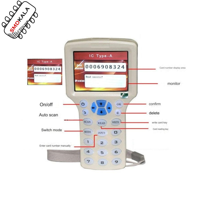 دستگاه کپی کننده کارت و کلید NFC Reader Writer