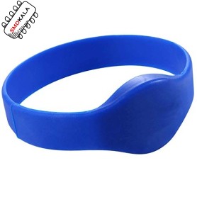 تگ RFID دستبندی سیلیکونی 125KHZ قطر 60mm رنگ آبی