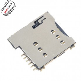 سوکت سیم کارت Micro Sim اتوماتیک 6 پین