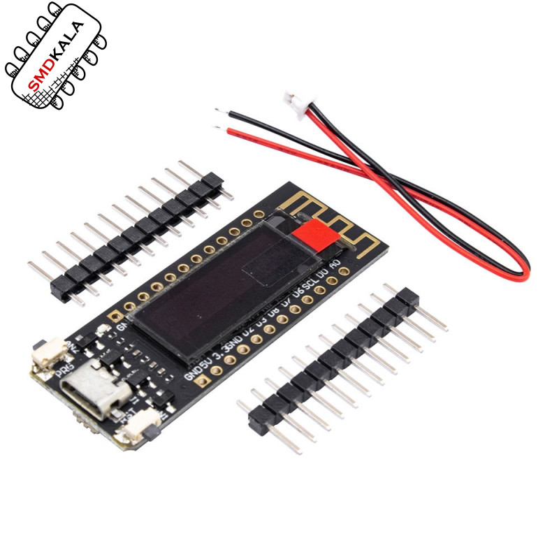 برد توسعه TTGO ESP8266 با نمایشگر 0.91 اینچ OLED