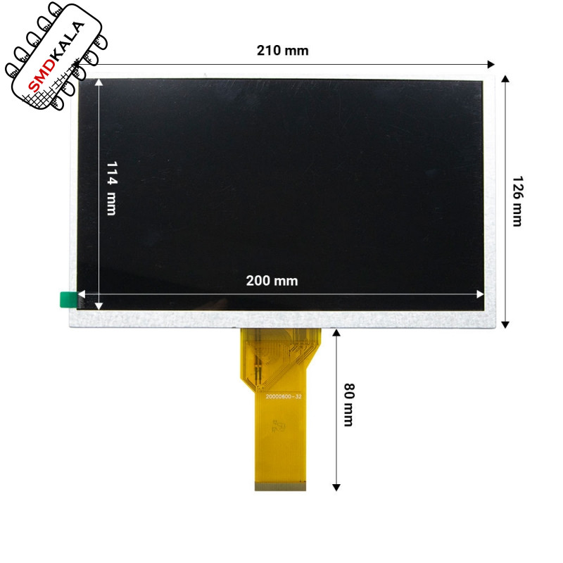 نمایشگر صنعتی LCD 9 inch مدل AT090TN10 برند Innolux