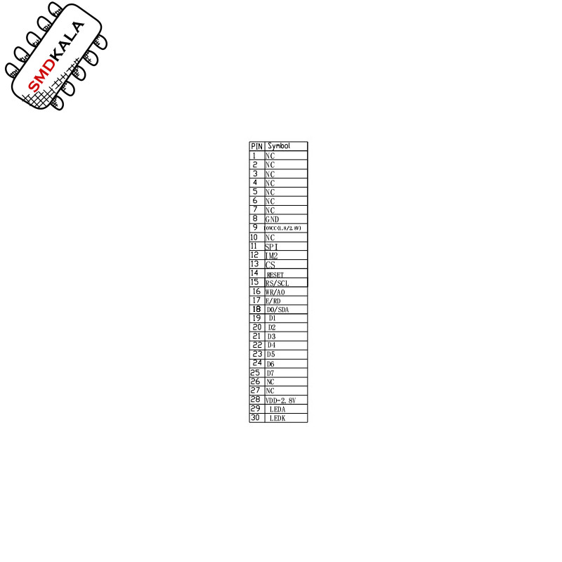 نمایشگر TFT رنگی 0.96 اینچ 64*128
