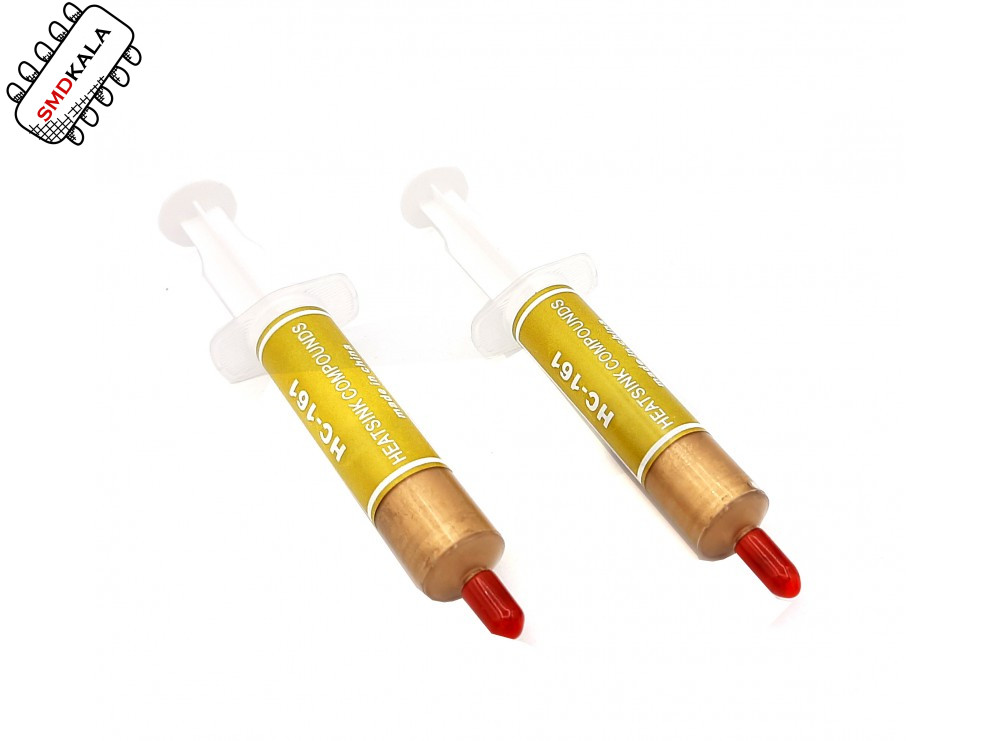 خمیر سیلیکون سرنگی 5 گرمی طلایی HC-161