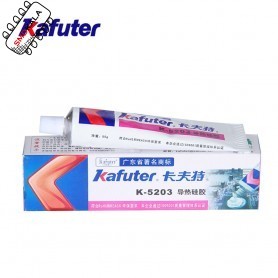 چسب سیلیکون 45 گرمی مشکی مارک Kafuter مدل K-704B