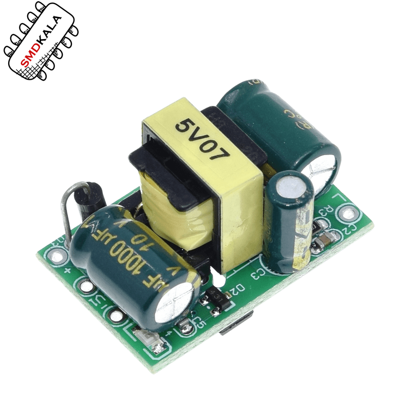ماژول تغذیه سوئیچینگ 220 ولت AC به 5 ولت DC با جریان 700mA